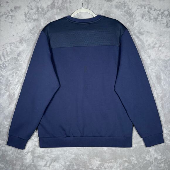 Lacoste Sport Navy Crewneck Sweatshirt FR 6 / US XL - Picture 3 of 6